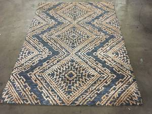 Cypress CharcoalRust 5 ft. x 7 ft. Medallion Area Rug by Home Decorators Collection   Customer Returns See Pictures