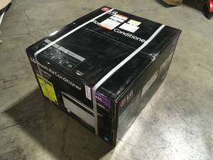 10,000 BTU Dual Inverter Smart Window Air Conditioner LW1022IVSM Cools 450 Sq. Ft. with Remote, Wi-Fi Enabled by LG Electronics    Customer Returns See Pictures
