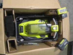 40V Brushless 20 in. Cordless Battery Walk Behind Push Lawn Mower with 6.0 Ah Battery and Charger by RYOBI Customer Returns See Pictures