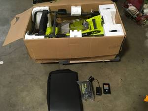 40V Brushless 20 in. Cordless Battery Walk Behind Push Lawn Mower with 6.0 Ah Battery and Charger by RYOBI  Customer Returns See Pictures