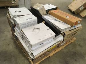 Pallet of Mixed Flooring Vaious Models and Conditions  Customer Returns See Pictures