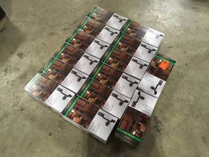 Lot of Assorted Vancouver Matte Black Entrance Door Handleset with Hartford Interior Knob by Defiant Customer Returns See Pictures