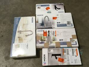 Lot of Mixed Kitchen Faucets by Moen Customer Returns See Pictures