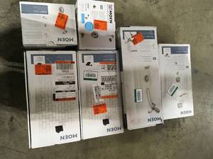 Lot of Mixed Shower and tub Faucets by Moen  Customer Returns See Pictures