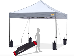 lot 309 image: ABCCANOPY Patio Pop Up Canopy Tent 10x10 Commercial-SeriesGray)