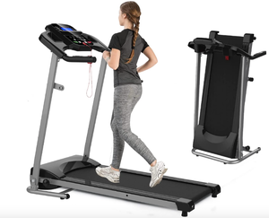 lot 341 image: Home Foldable Treadmill with Incline, Folding Treadmill for Home Workout, Electric Walking Treadmill Machine 15 Preset or Adjustable Programs 250 LB Capacity MP3 (UNTESTED)