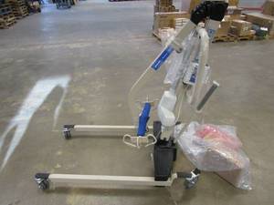 lot 303 image: Invacare Reliant Electric Patient Lift with Manual Low Base, 450 lb. Weight Capacity, RPL450-1