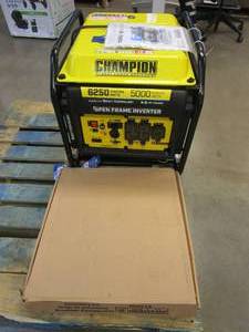 lot 347 image: Champion Power Equipment 100519 6250-Watt Open Frame Inverter with Quiet Technology (NEW)