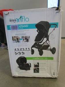 lot 349 image: Evenflo Pivot Xpand Modular Travel System with SafeMax Infant Car Seat (OPEN BOX)