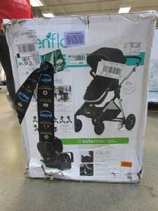 lot 350 image: Evenflo Pivot Xpand Modular Travel System with SafeMax Infant Car Seat (OPEN BOX)