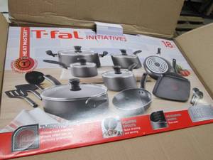 T-fal Initiatives 18-Pc. Nonstick A...