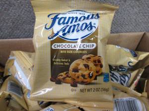 Case of 42-2 oz Pouches Famous Amos...