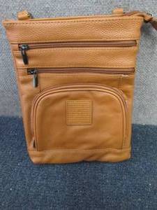 Steeltime Leather Crossbody Bag...