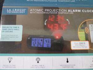 Tube Projection Alarm Clock open bo...