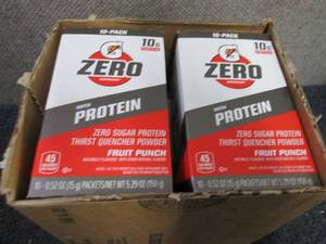 4- 10 pks Gatorade Zero with Protei...