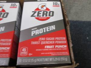 4- 10 pks Gatorade Zero with Protei...
