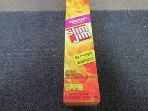 Box of 24- 0.97 oz Slim Jim Teriyak...