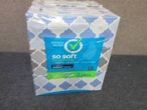 6 pks Simply Done Facial Tissues...