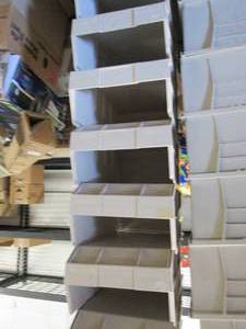 7 Akro Stacking Organizing Bins 10....