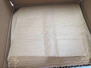 Case of 250 Sanitary Wax Liners...