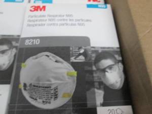 8 Boxes 3M 8210 N95 Particulate Res...