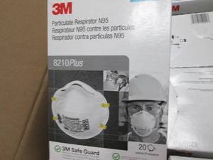 8 Boxes 3M 8210 N95 Particulate Res...