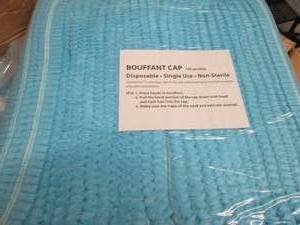 Case of 1000 Blue Bouffant Caps...