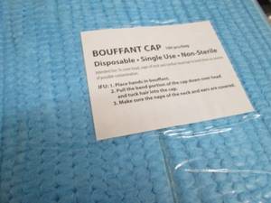 Case of 1000 Blue Bouffant Caps...