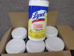 LYSOL Disinfecting Wipes Canister,...