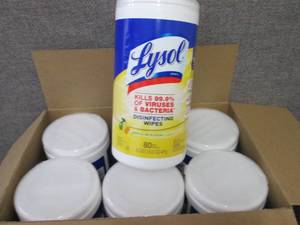 LYSOL Disinfecting Wipes Canister,...