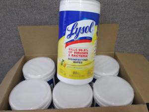 LYSOL Disinfecting Wipes Canister,...