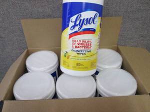 LYSOL Disinfecting Wipes Canister,...