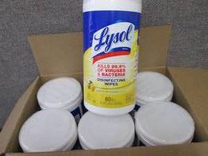 LYSOL Disinfecting Wipes Canister,...