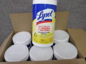 LYSOL Disinfecting Wipes Canister,...