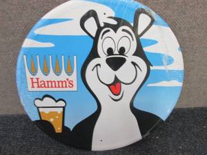 Circular Hamms Metal Sign...