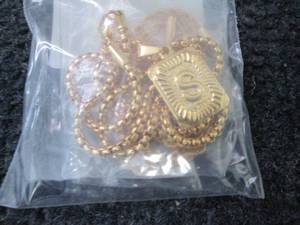 Ursteel Gold Initial Necklace for M...