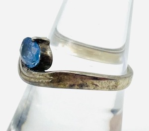 lot 62 image: Sterling Silver Ring with Tanzanite Stone