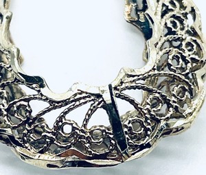 lot 64 image: Dazzling Sterling Silver Hoop Earrings