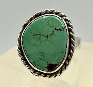 lot 56 image: Gorgeous Sterling and Turquoise Ring