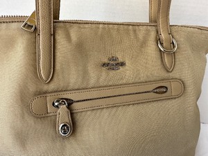 lot 47 image: Coach Tan Town Handbag