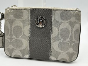 lot 90 image: Coach Silver Wristlet