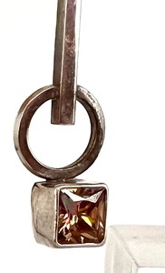 lot 112 image: Sterling Dangle Earrings