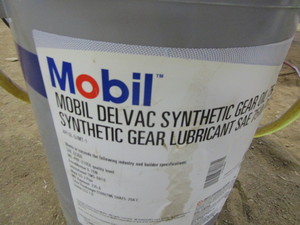 Approx. 3 Gallons Synthetic Gear Oil & Bucket Pump