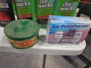 Large Lot of Car Polish, Sprays, Misc.
