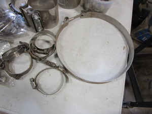 Large Lot of Hose Clamps, Springs & Misc. Hardware