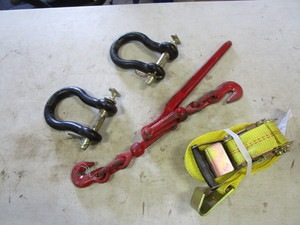 Chain Binder, Ratchet Strap & Clevis
