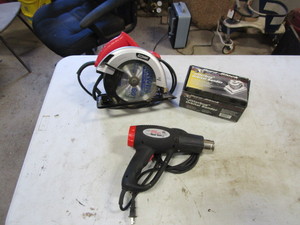 Heat Gun, Circular Saw, Sander