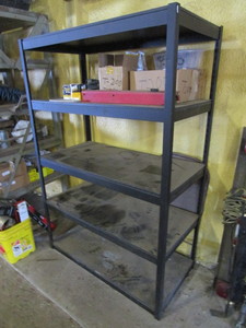 Steel Shop Shelving 2x4x6 (contents not included)