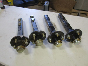 4 Bolt Trailer Stub Axles