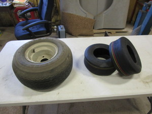 Golf Cart Wheel & Tire, (New) Zero Turn Lawnmower Tires